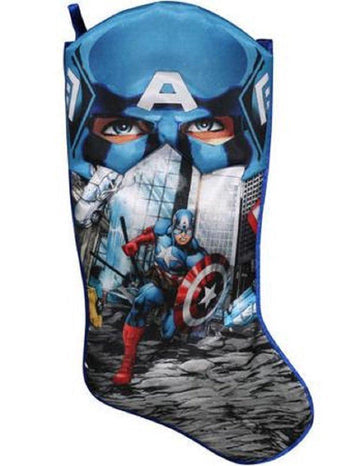 Marvel Comics Avengers Captain America 18" Deluxe Stocking
