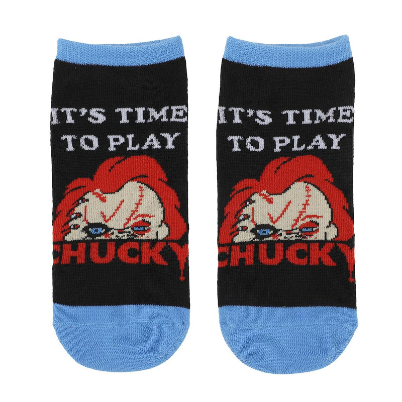 Bioworld Chucky & The Bride Of Chucky Women's 5-Pair Ankle Socks