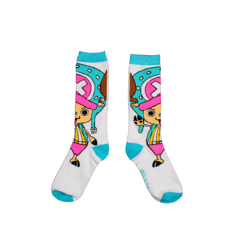 Ripple Junction One Piece Anime Chopper Pose Men's crew sock
