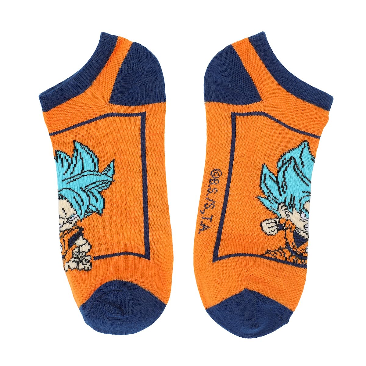 Dragon Ball Super Goku Saiyan Transformations Adult 5-Pair Ankle Socks
