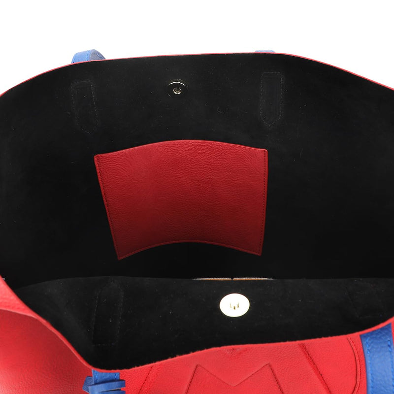 Super Mario Bros Power-Up Patches Women's Red Tote