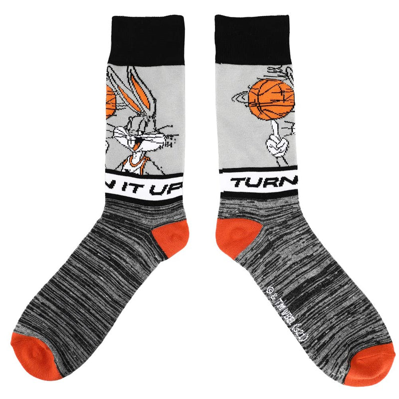 Bioworld Space Jam New Legacy basketball Casual Crew Socks for Men 3-Pack - Inmyparentsbasement.com