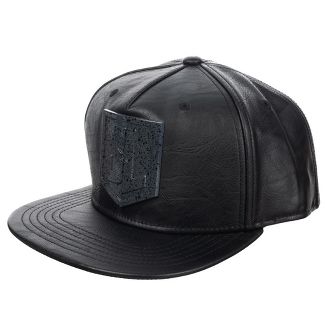 DC Comics Justice League Logo Faux Leather Snapback Hat