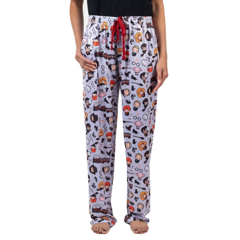 Bioworld Harry Potter Chibi AOP Women's Sleep Pajama Pants