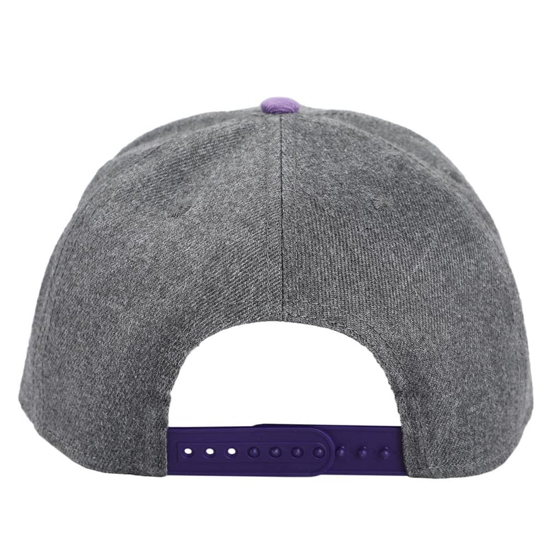 JoJo's Bizarre Adventures Anime Cartoon Logo Under Bill Art Snapback Hat Grey