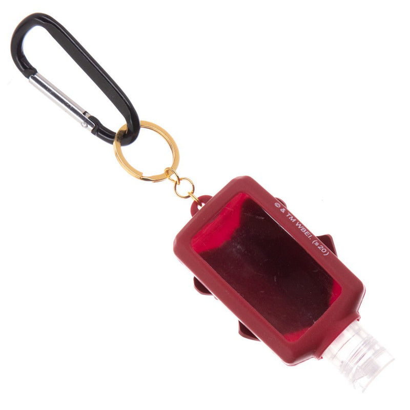 Harry Potter Hogwarts Plastic Bottle Holder Keychain W/ 1 oz. Reusable Bottle