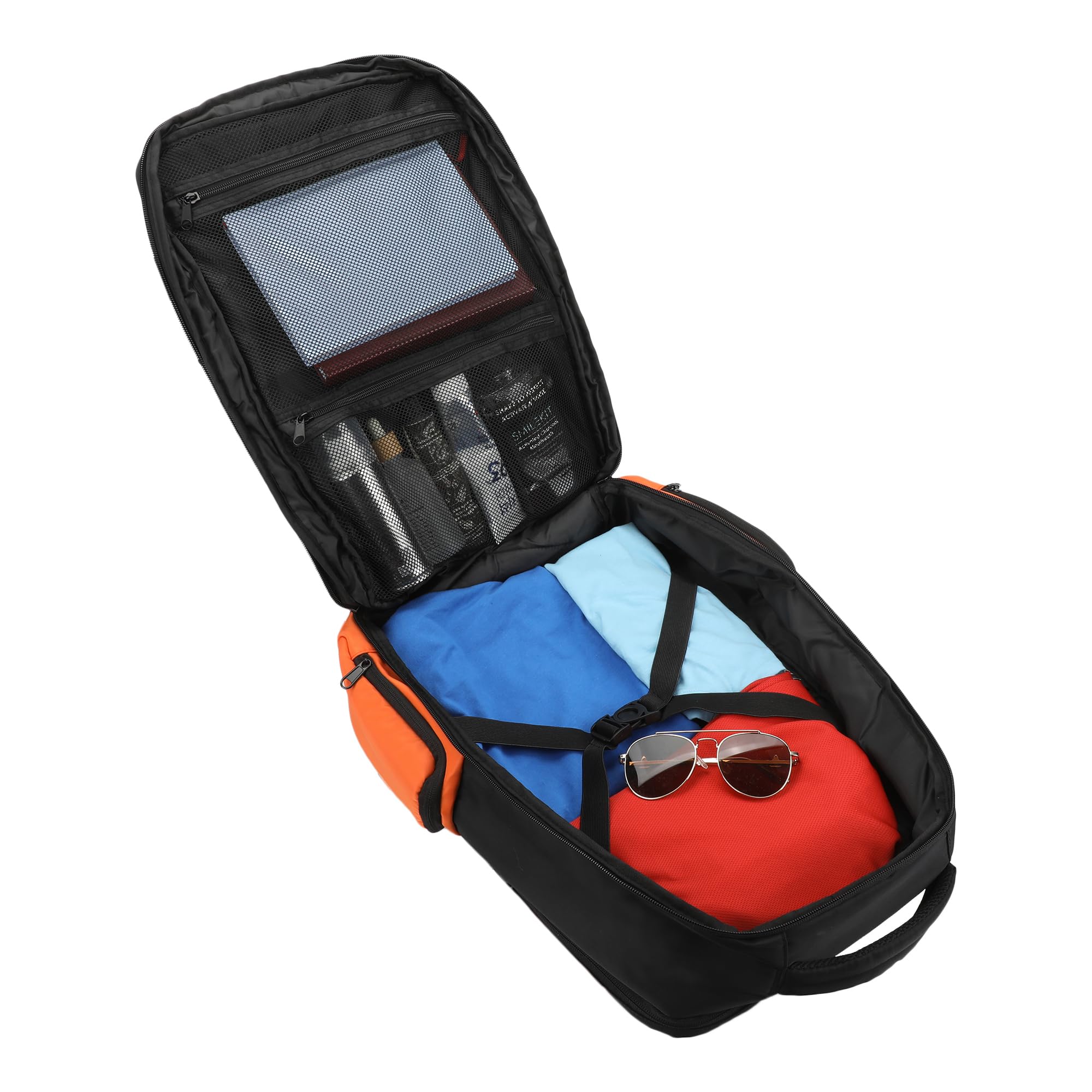 Bioworld Dragon Ball Z Shenron Line Art Black 17" Large Travel Backpack