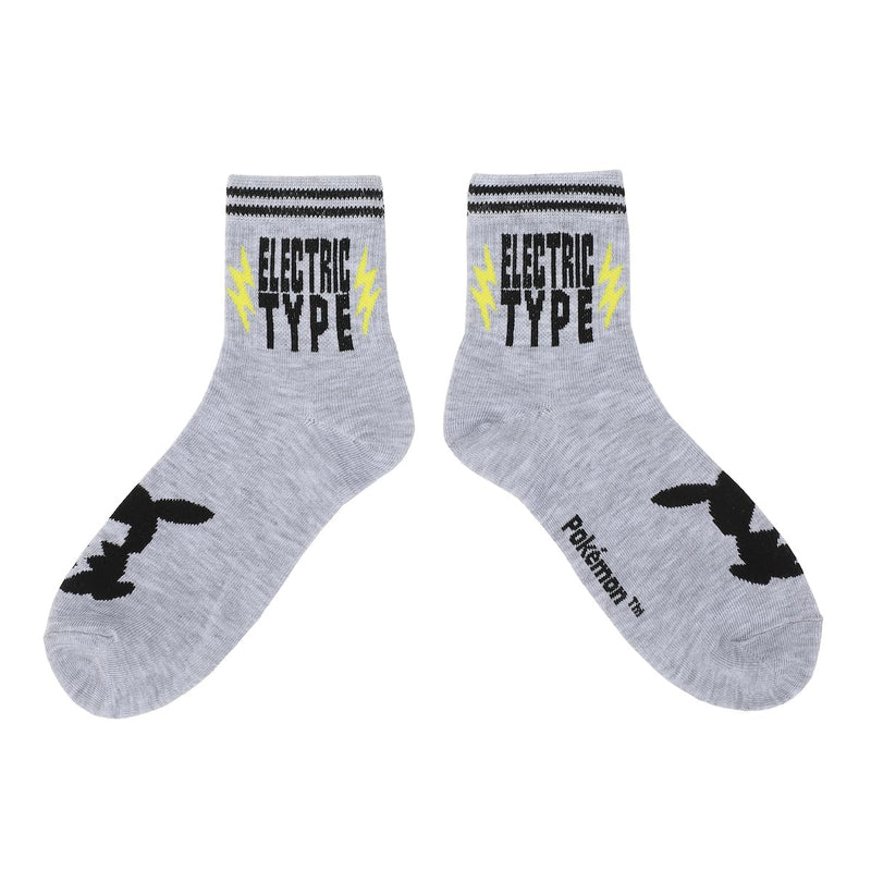 Bioworld Pokémon Pikachu Women’s 3-Pair Athletic Quarter Crew Socks
