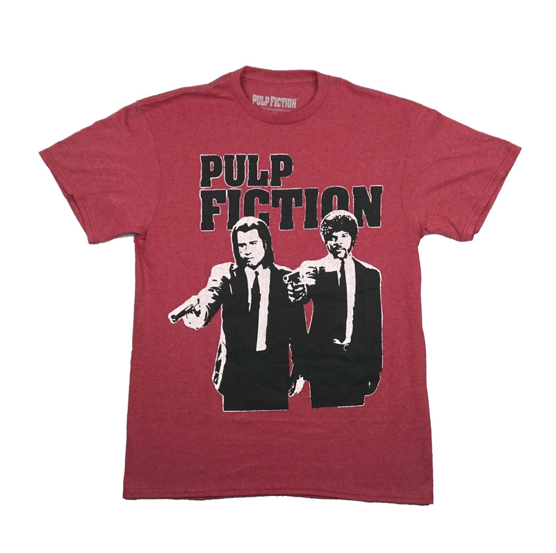 Pulp Fiction Mens T-Shirt - Vincent & Jules in Black and White