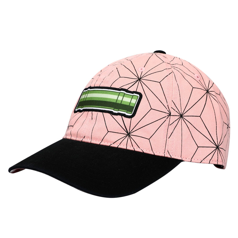 Demon Slayer Embroidered Season 1 Logo Black Adjustable Baseball Hat
