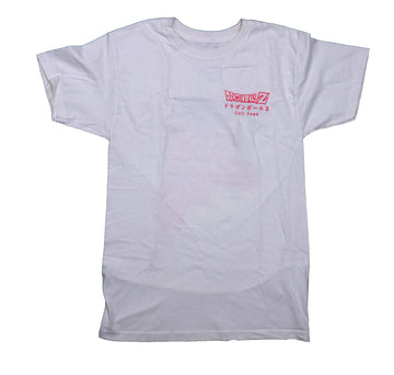 Dragon Ball Z Mens T-Shirt - Lapel Cell Saga Goku Power Move On Back