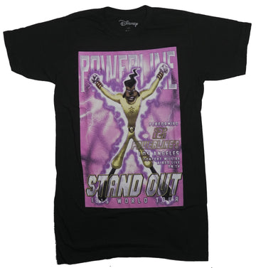 Powerline Mens T-Shirt - Powerline Stand Up 1995 Tour Jumping Image Goofy Movie