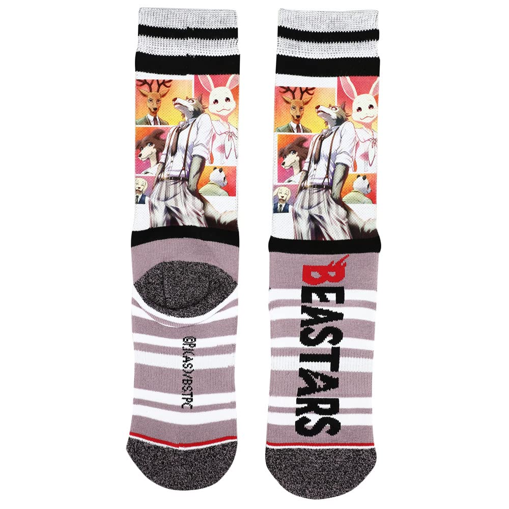 Bioworld Beastars Anime Crew Socks for Mens