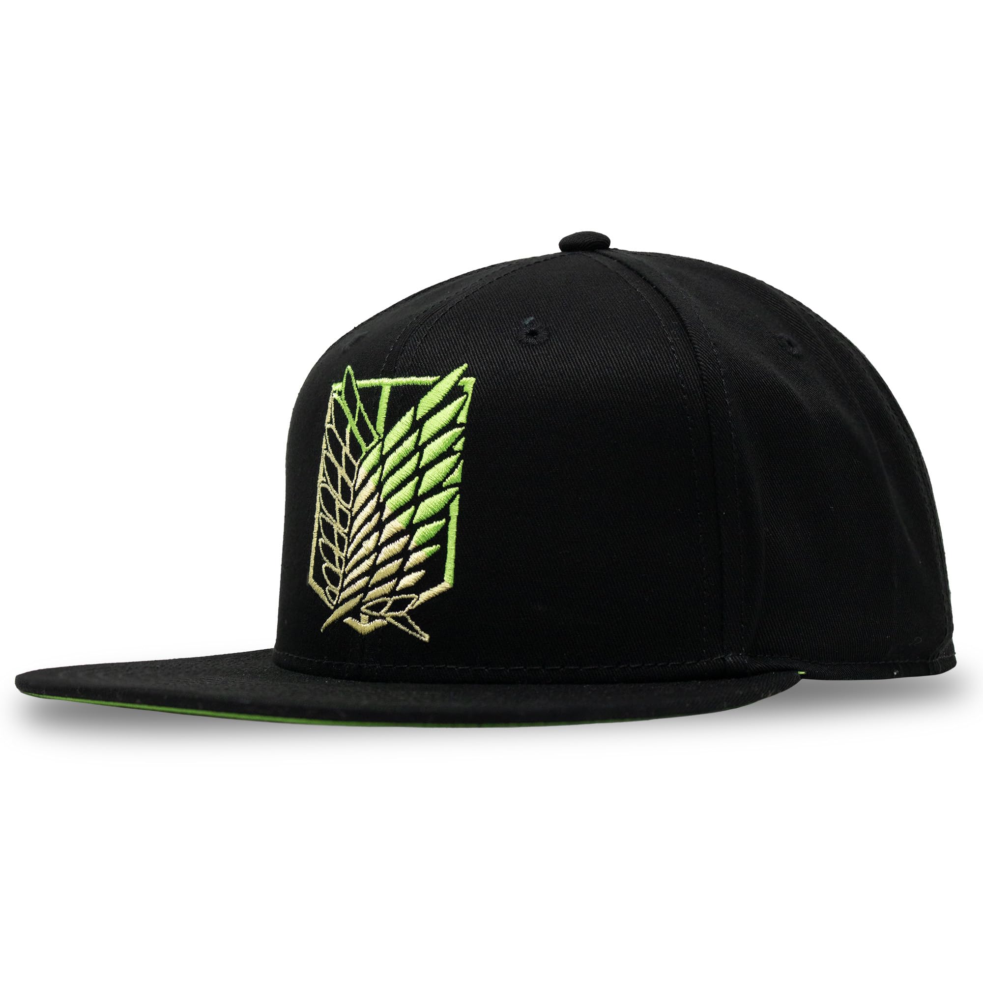 Ripple Junction Attack on Titan Season 3 Adult Unisex Two Toned Survey Corps Logo Flat Bill Snap Back Hat