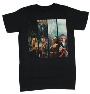 Doctor Who Mens T-Shirt - Alice X Zhang 4 Modern Doctor Panels