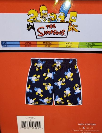 The Simpson Dancing Homer Boxer Shorts in Collectors Tin - Small