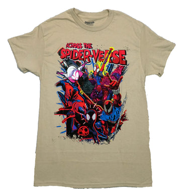 Spider-Man Across the Spider Verse Mens T-Shirt - Chaotic Characters