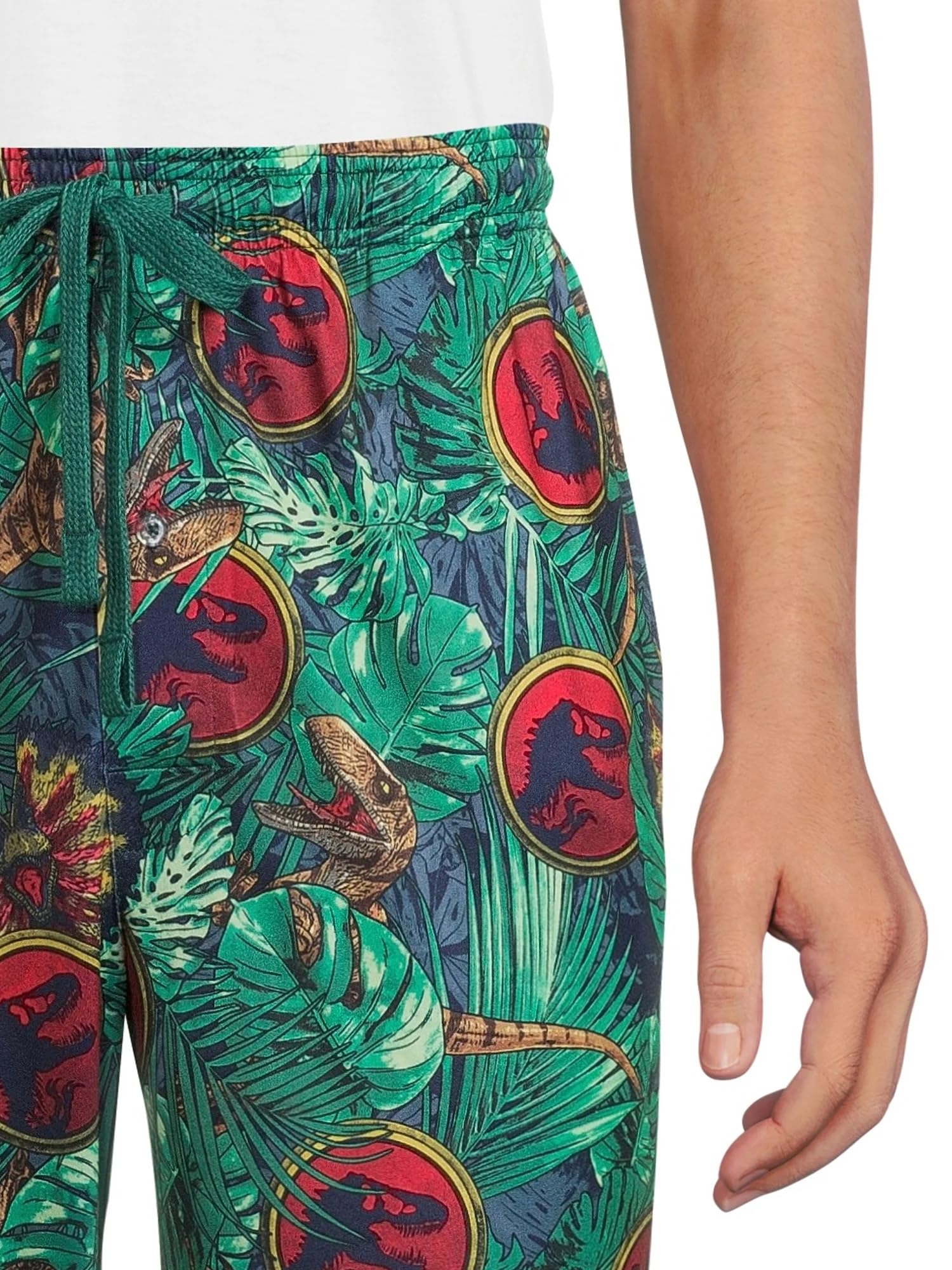 Jurassic Park World Men's Logo Jungle Raptor Sleep Pajama Pants