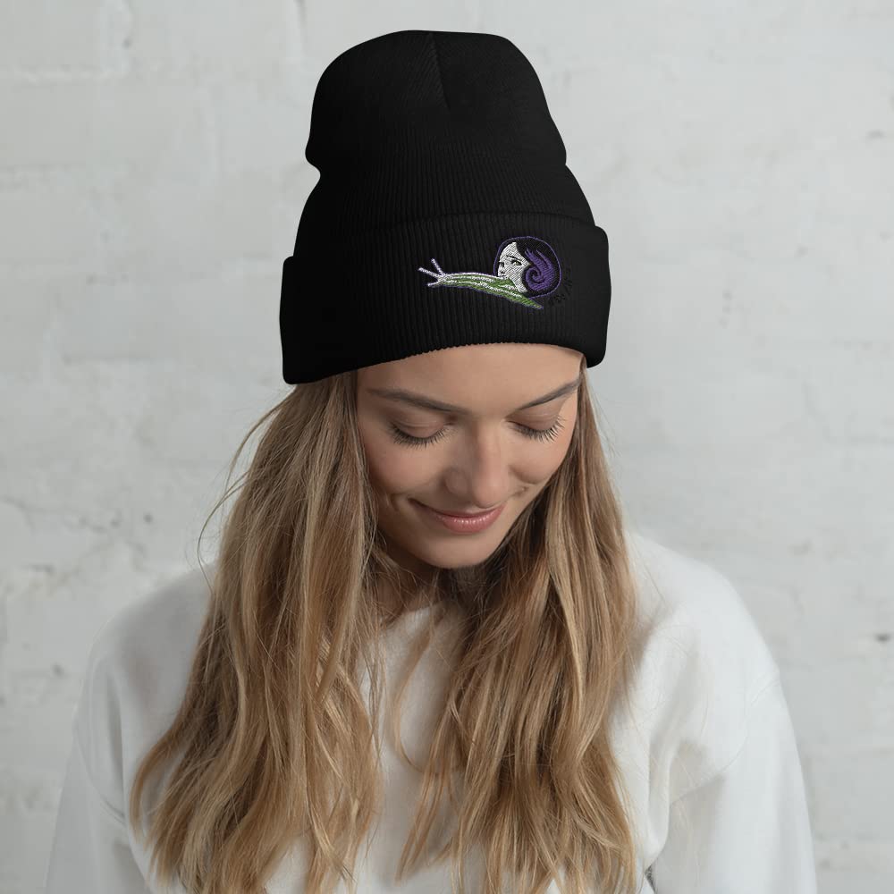 Ripple Junction Junji Ito Collection Slug Girl Head Embroidered Cuff Beanie Officially Licensed