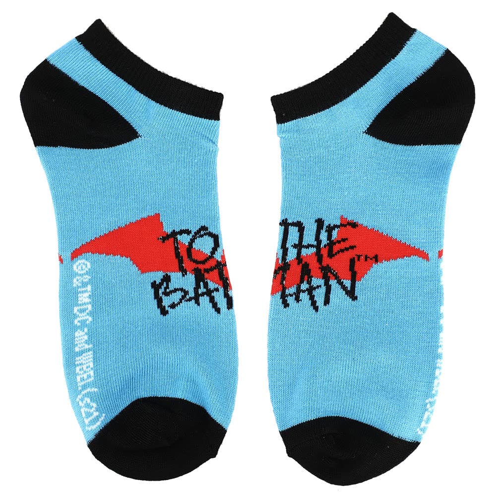 Bioworld The Batman Movie 5-Pack Ankle Socks set for men