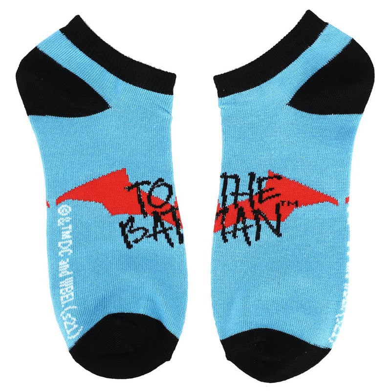 Bioworld The Batman Movie 5-Pack Ankle Socks set for men