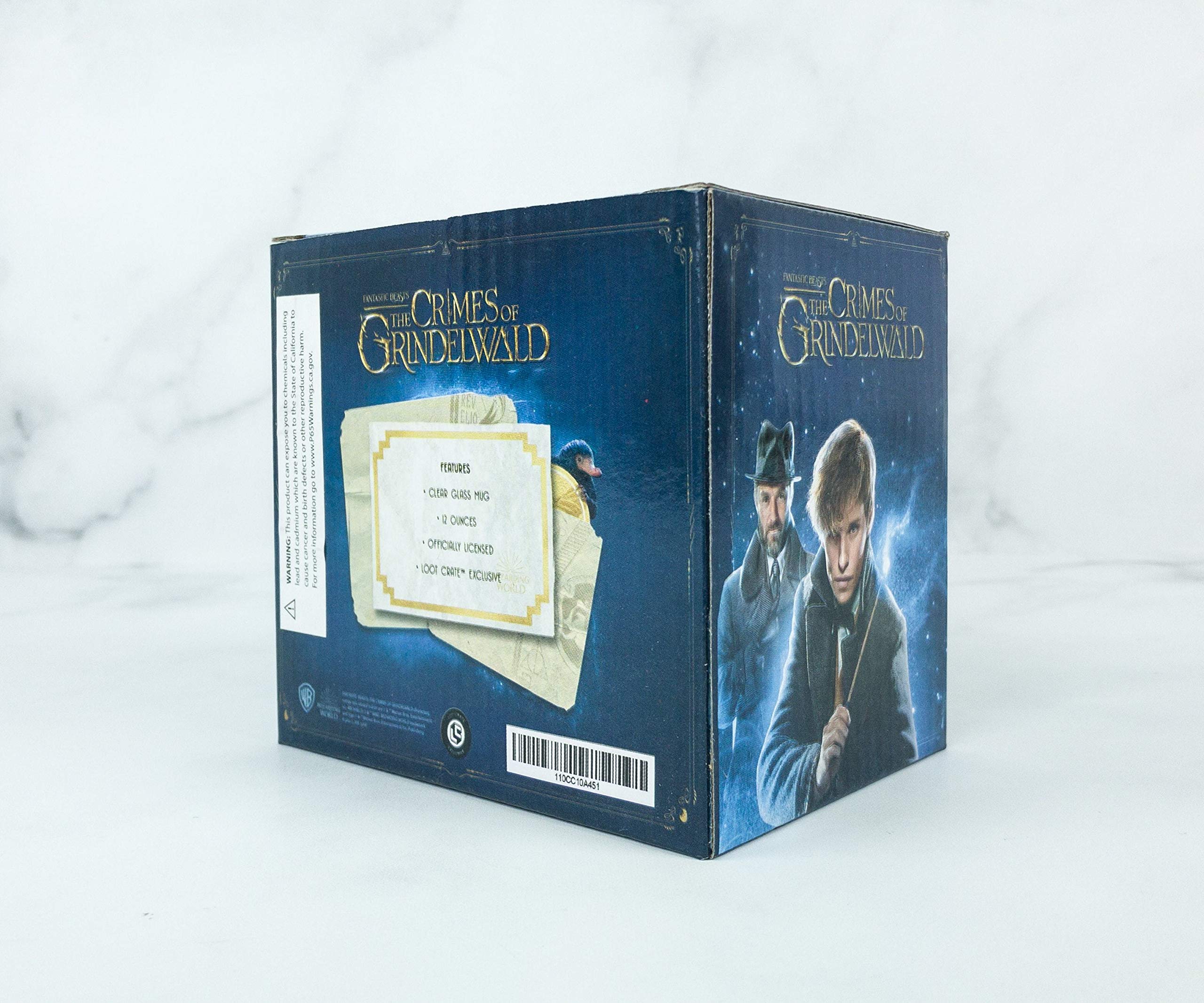 Fantastic Beasts: The Crimes of Grindelwald Kelpie 12 Oz Glass Mug Loot Crate