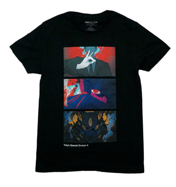 Chainsaw Man Mens T-Shirt - Tokyo Special Division 3 Panel Images