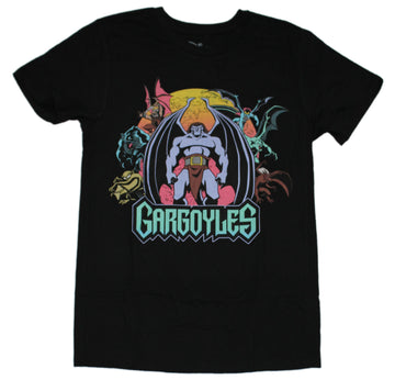 Gargoyles Mens T-Shirt - Day Glow Logo Image