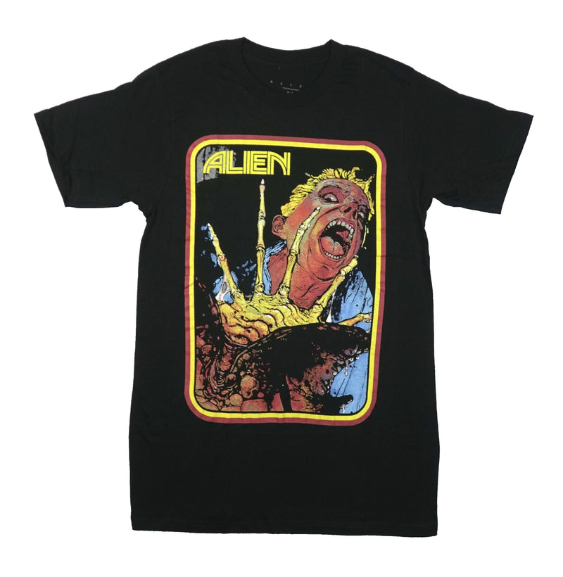 Alien Mens T-Shirt - Face Hugger Attack Box