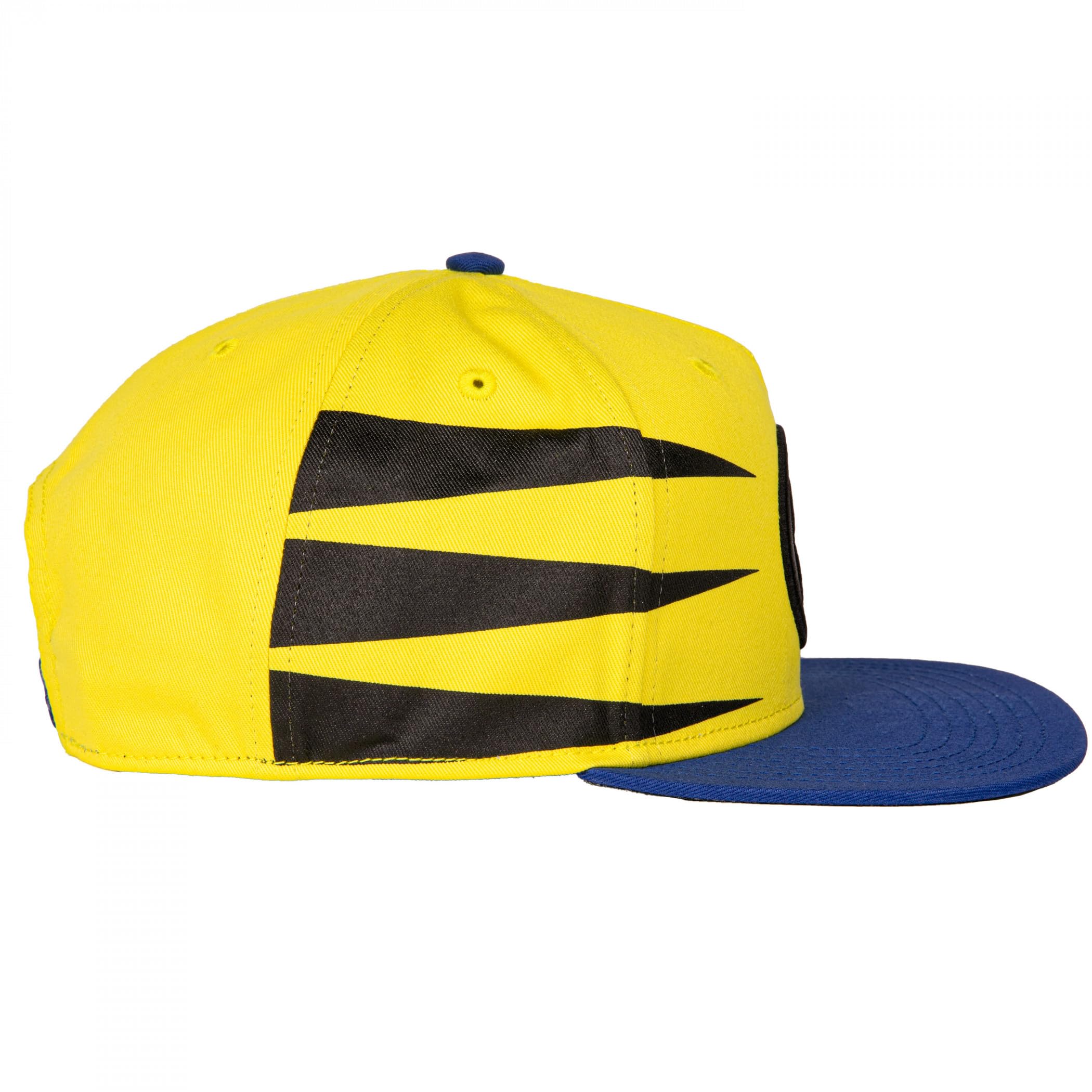X-Men Wolverine Under Bill Art Flat Brim Hat Yellow