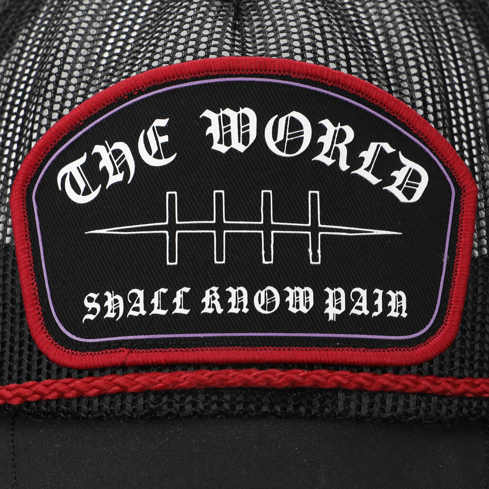 Naruto The World Adult Black Retro Full Mesh Cap