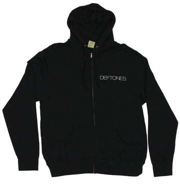 The Deftones Mens Zip Up Hoodie - Deftones Front Koi No Yakan Tiger Face Back
