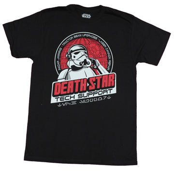 Star Wars Mens T-Shirt- Death Star Tech Support Stormtrooper Image