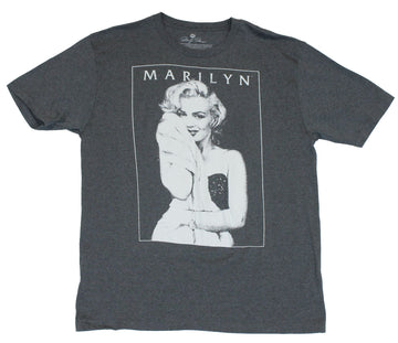 Marylin Monroe Mens T-Shirt - Fuzzy Towel Clutch Black Box Image
