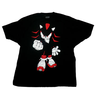 Sonic the Hedgehog Mens T-Shirt -Giant Red & White Shadow Image