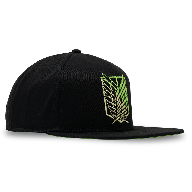 Ripple Junction Attack on Titan Season 3 Adult Unisex Two Toned Survey Corps Logo Flat Bill Snap Back Hat