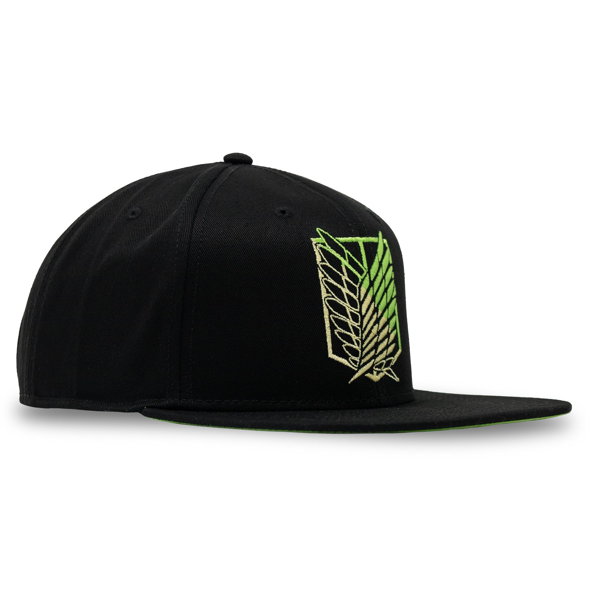 Ripple Junction Attack on Titan Season 3 Adult Unisex Two Toned Survey Corps Logo Flat Bill Snap Back Hat