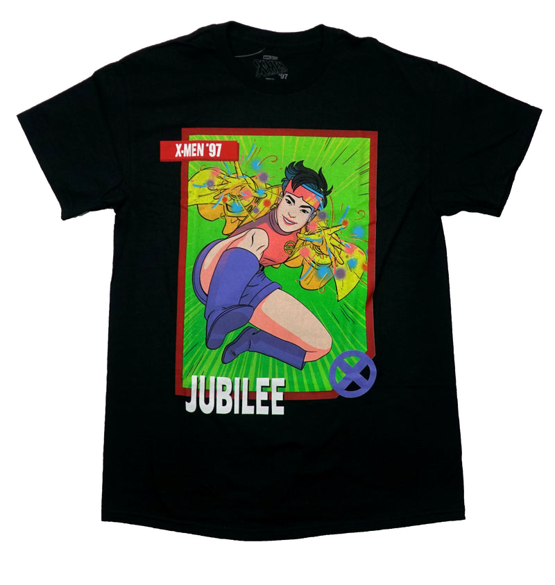 X-Men Mens T-Shirt - Full Color Jubilee Jump X-Men '97