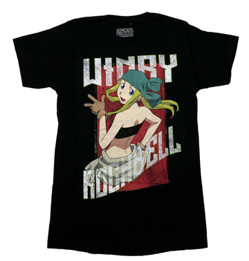 FullMetal Alchemist Brotherhood Mens T-Shirt -Winry Rockbell Looking Back