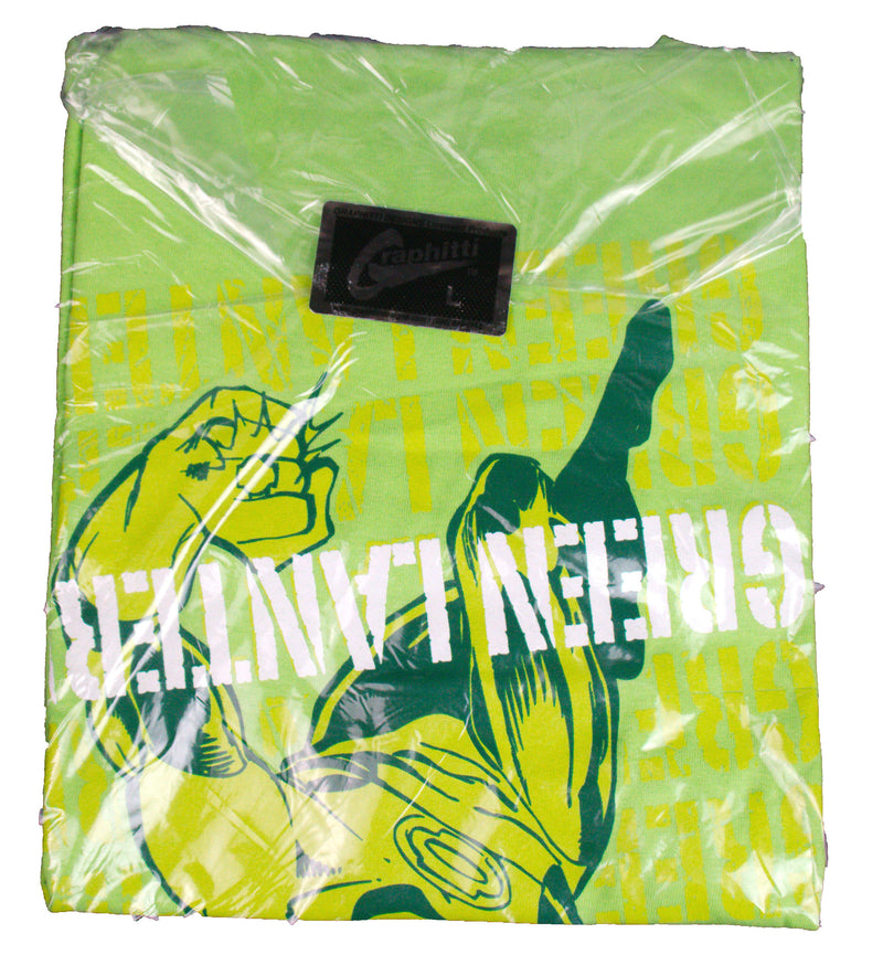 Graphitti Designs Green Lantern Flying Neon Drop DEADSTOCK VINTAGE T-SHIRT New