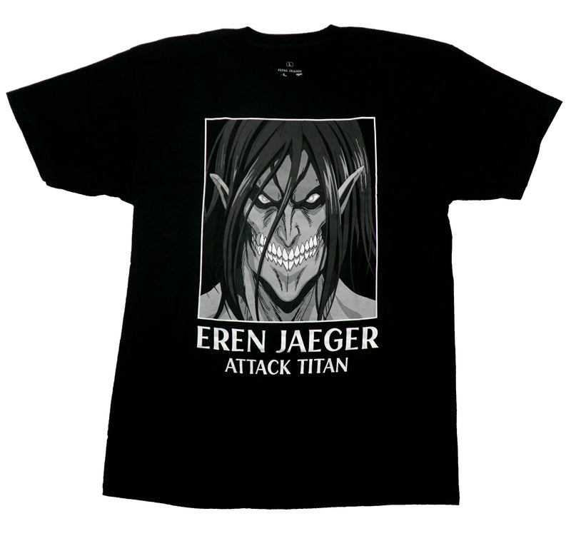 Attack On Titan Final Season Mens T-Shirt - Giant Image of Ben Jaeger
