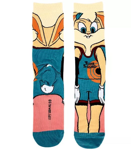 Space Jam 2 Exclusive Lola Animigos 360 Degree Character Crew Socks