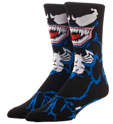 Bioworld Marvel Venom She Hulk and Spiderman Crew Socks