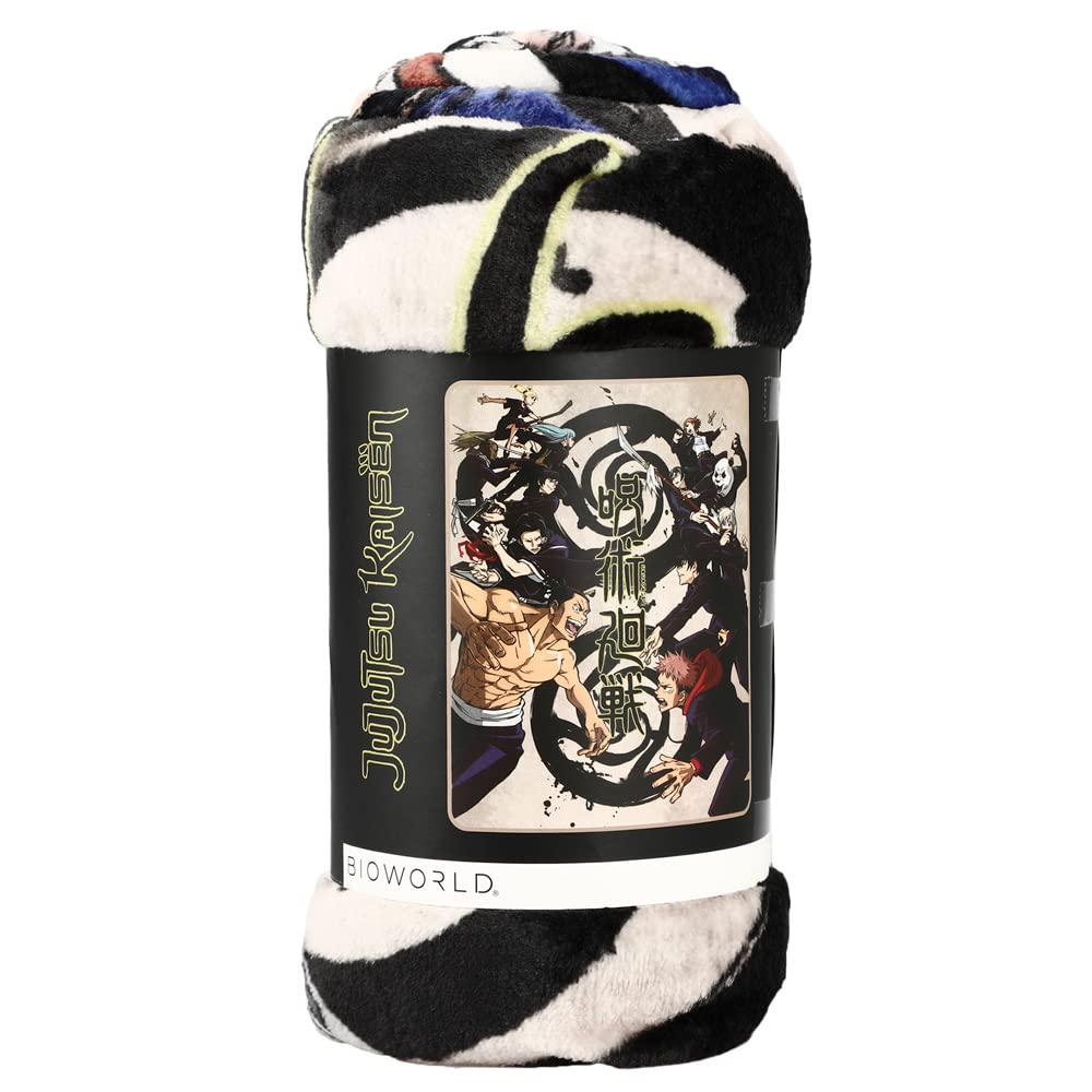 Bioworld Jujutsu Kaisen 48 x 60 Character Throw Blanket