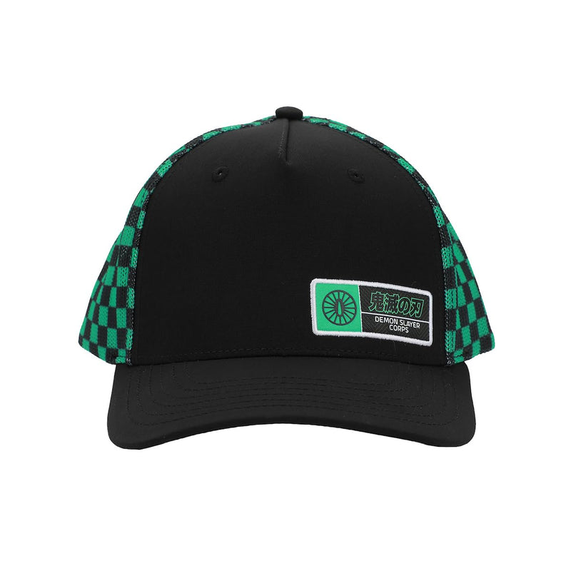 Demon Slayer Tanjiro Water-Resistant Trucker Hat-OSFA Multicolor - Inmyparentsbasement.com