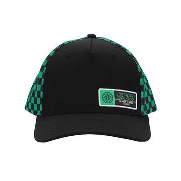 Demon Slayer Tanjiro Water-Resistant Trucker Hat-OSFA Multicolor