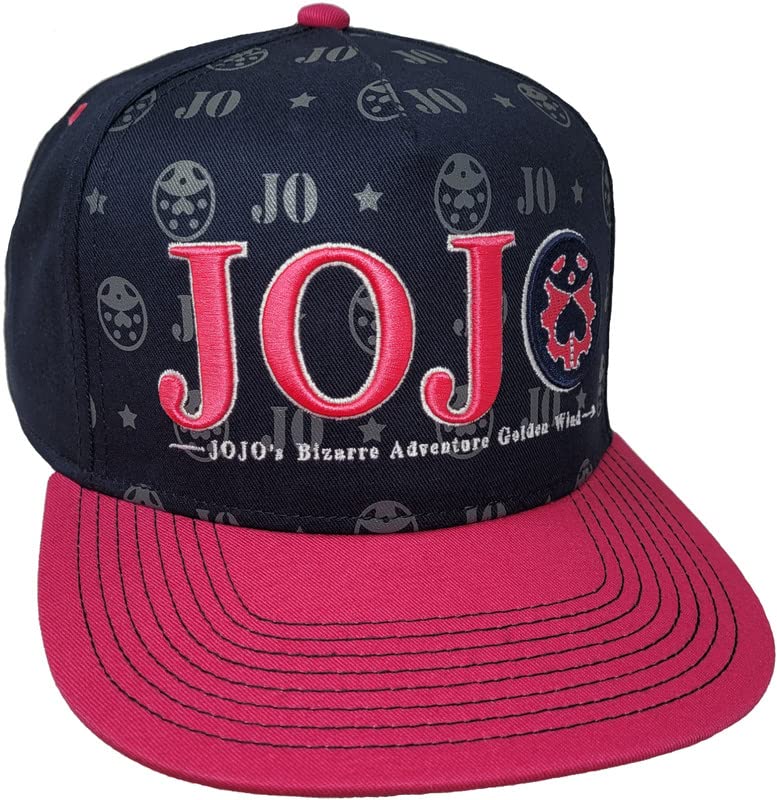 Ripple Junction JoJo's Bizarre Adventure Logo Patch Structured Adjustable Black Dad Hat
