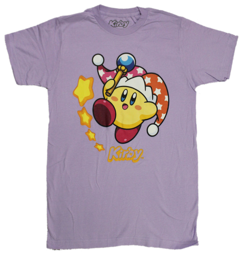 Kirby Mens T-Shirt - Wizard staff And Hat Style