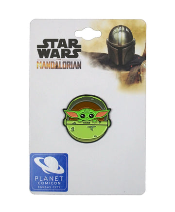 Planet Comicon The Mandalorian Grogu Enamel Pin
