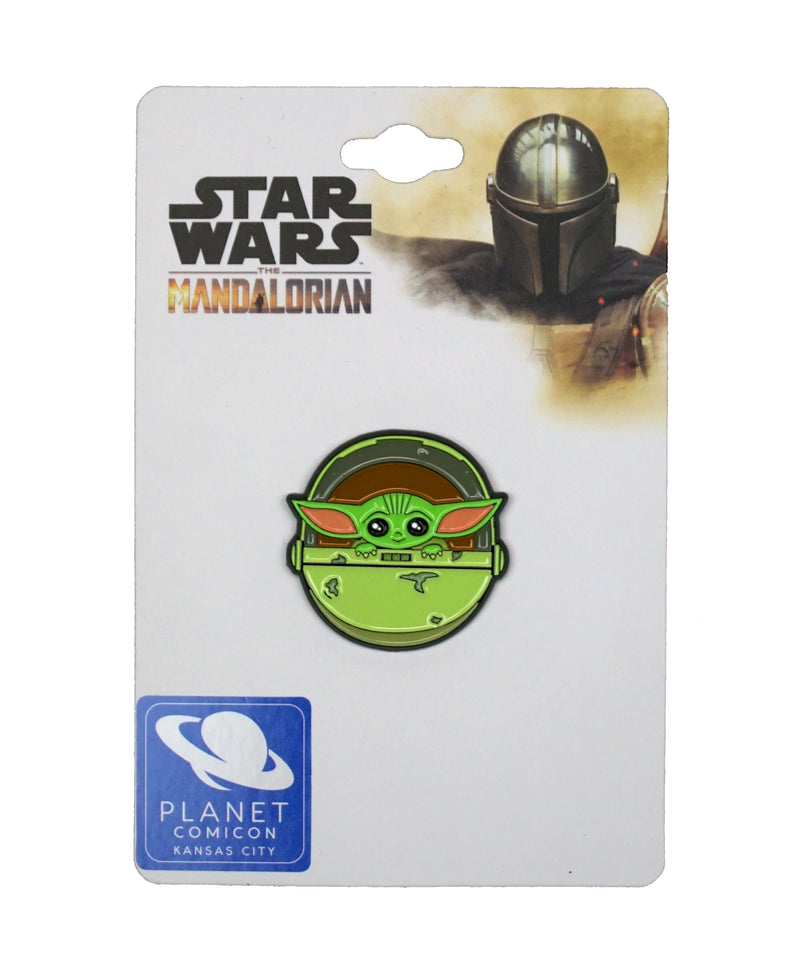 Planet Comicon The Mandalorian Grogu Enamel Pin